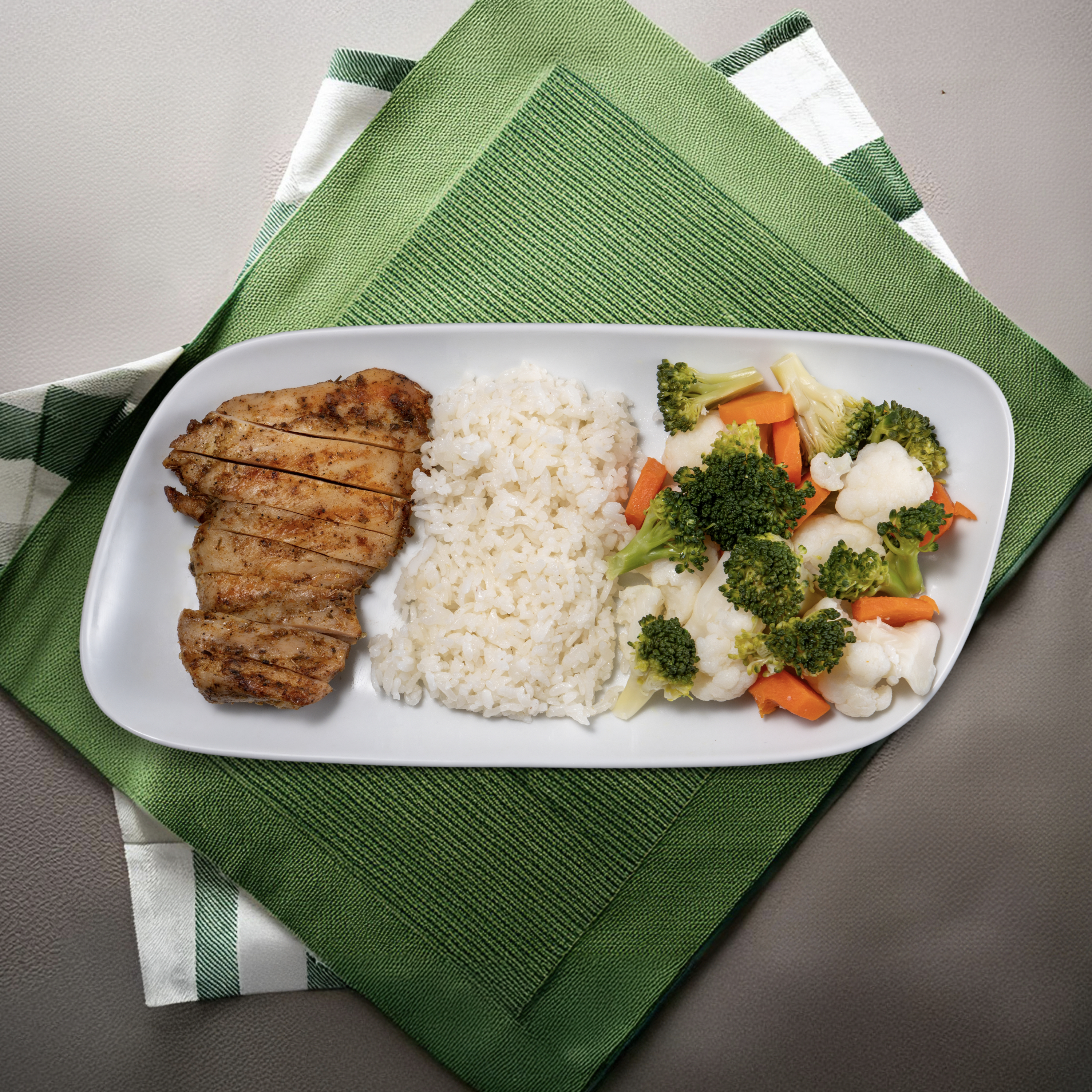 Fit Sebzeli Pirzola Tabağı