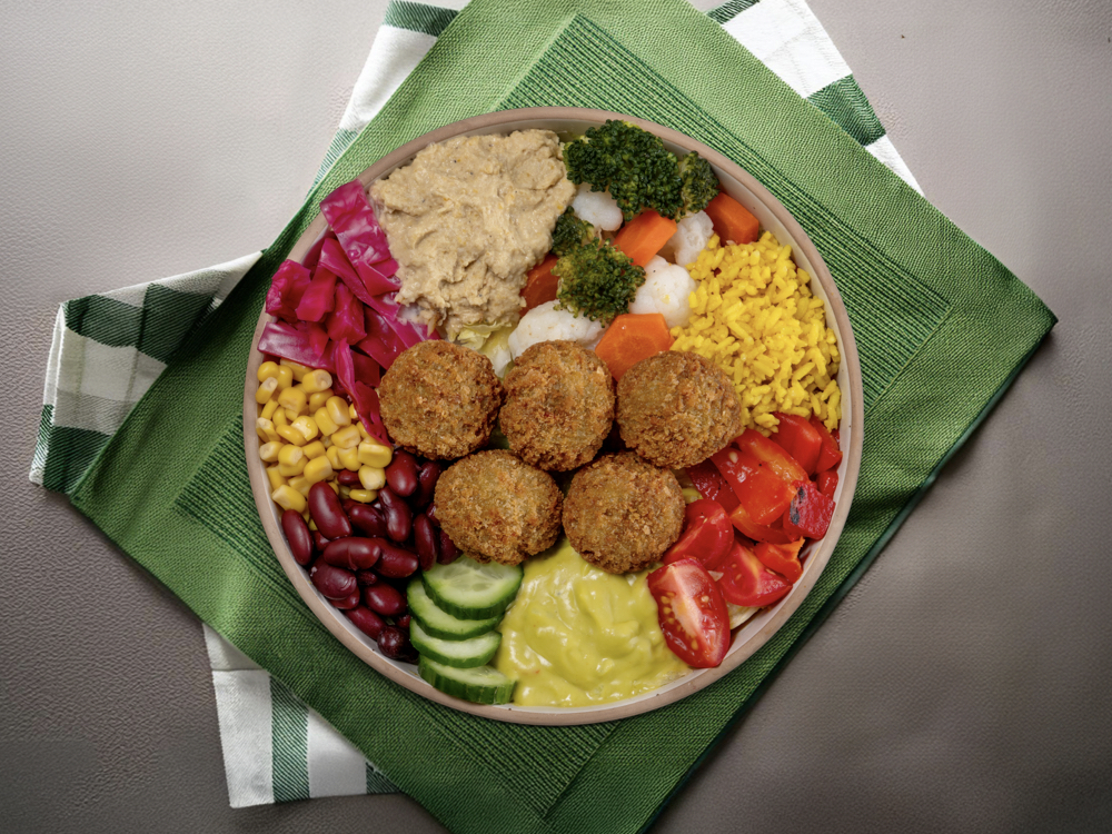 Falafelli Humuslu Bowl