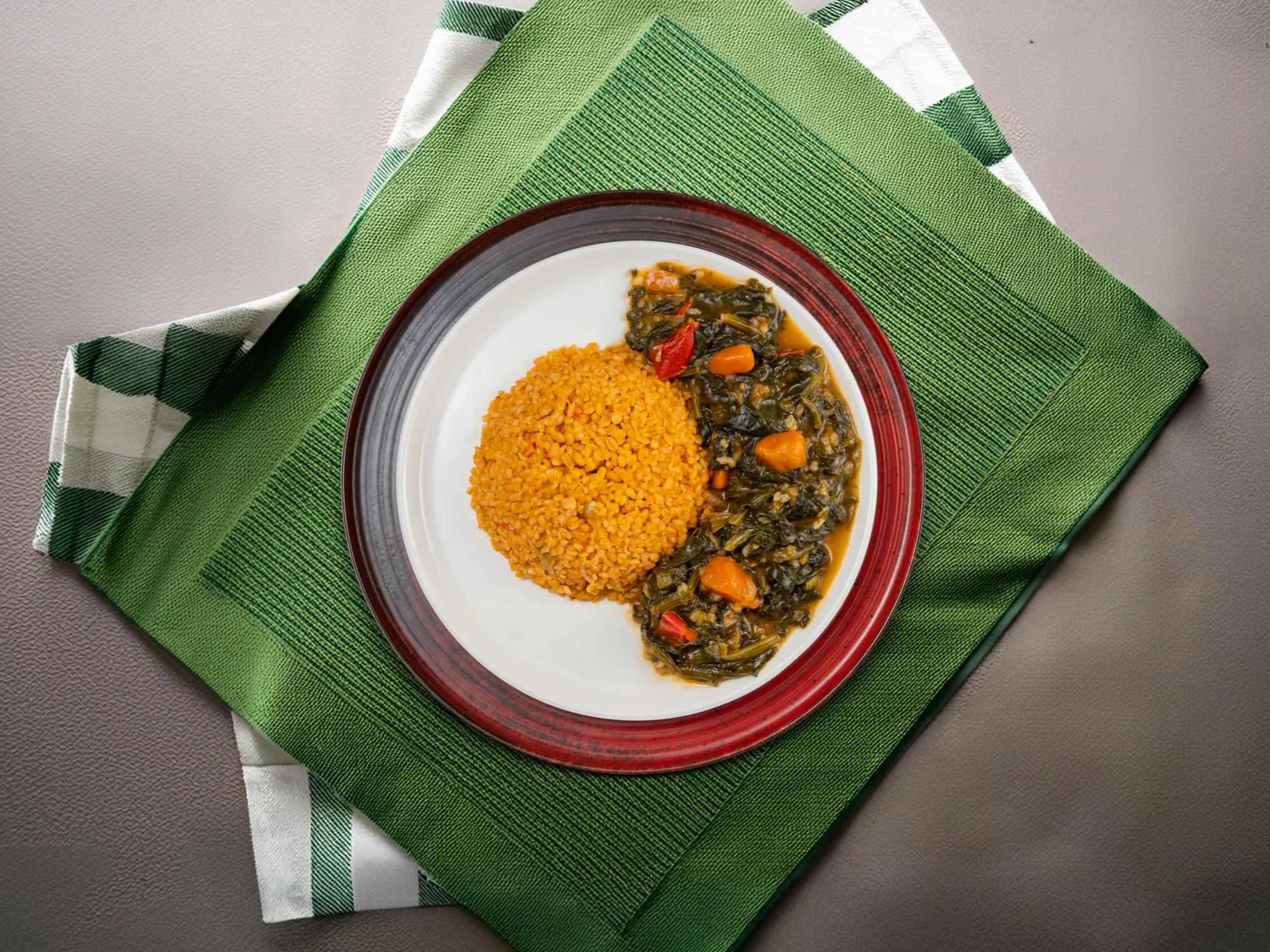 Ispanak & Bulgur Pilavı