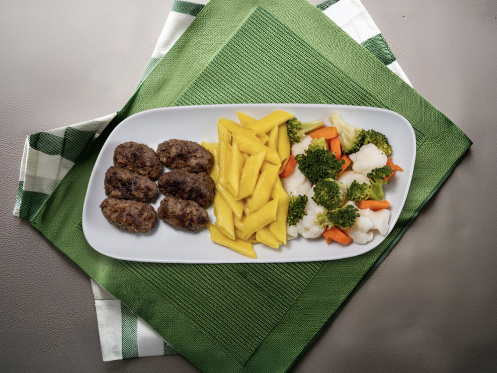Fit Köfte & Penne Tabağı