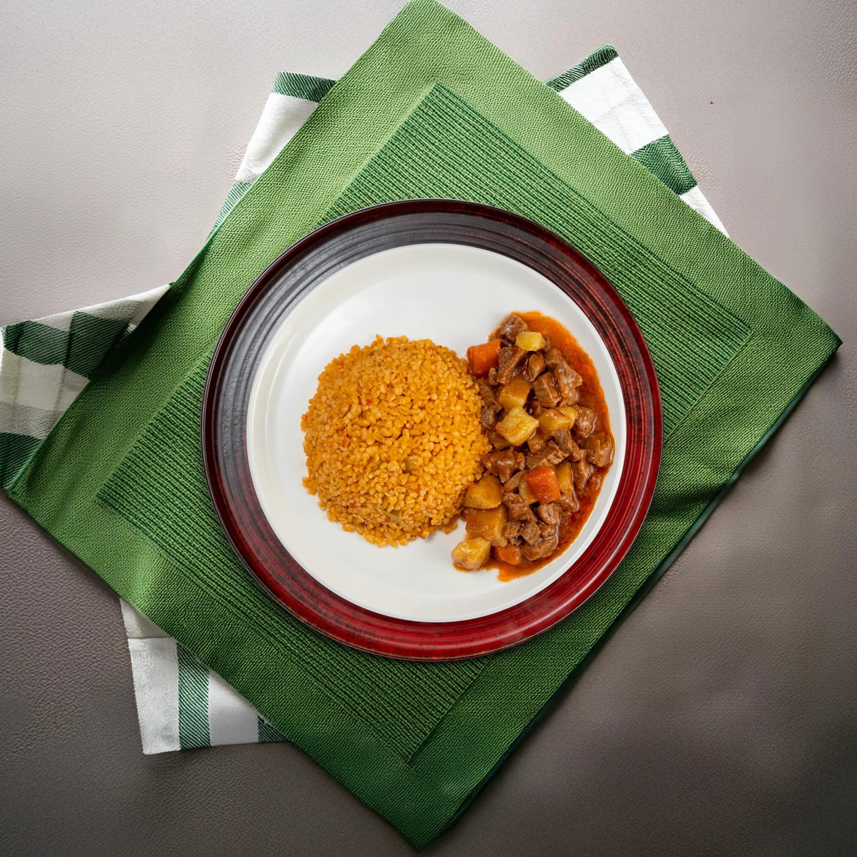 Tas Kebabı & Bulgur Pilavı