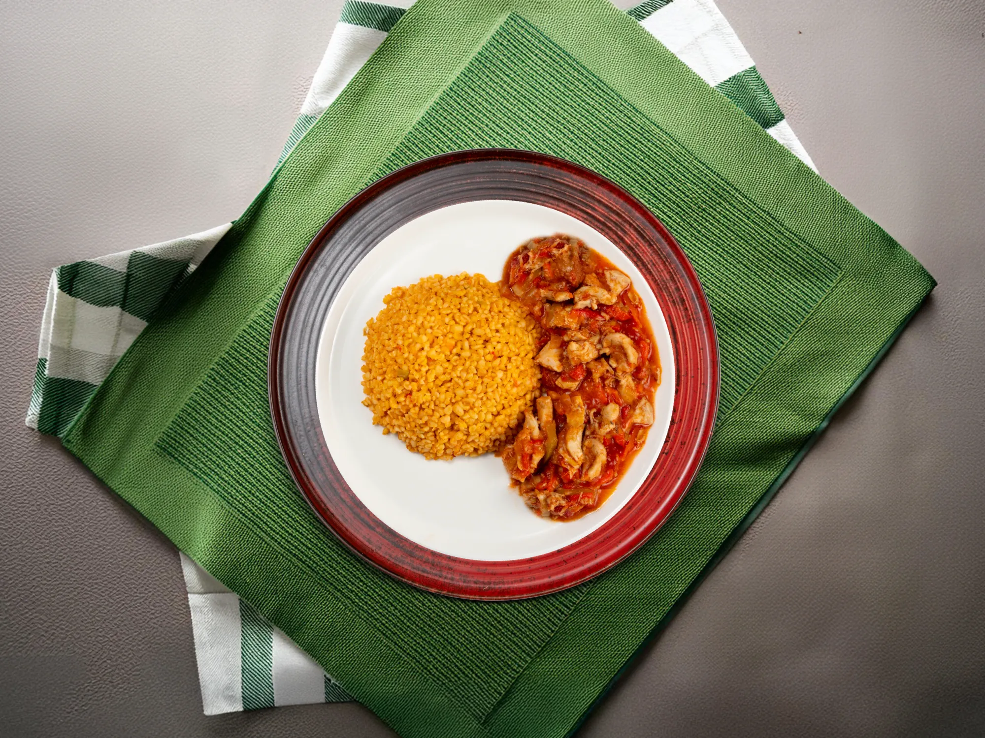 Tavuk Sote & Bulgur Pilavı