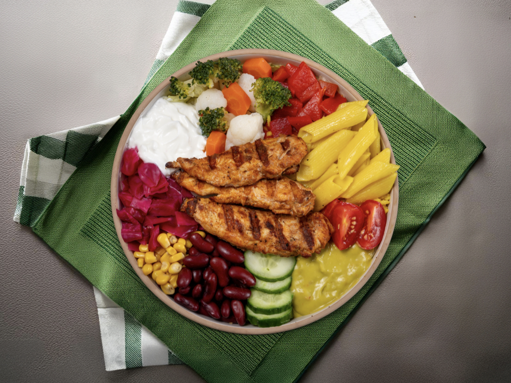 Tavuklu Makarnalı Bowl